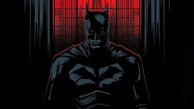 Batman Stands in Shadows: The Dark Knight Rises