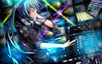 Hatsune Miku: DJing em um reino cósmico