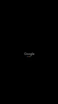 Google Logo in Black Edition with Colorful Dots