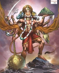 Divine Strength of Hanuman: The Mighty Bhajrangbali