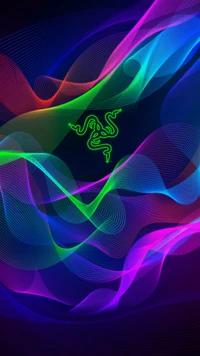 Vibrant Razer Wave Design for Gamers