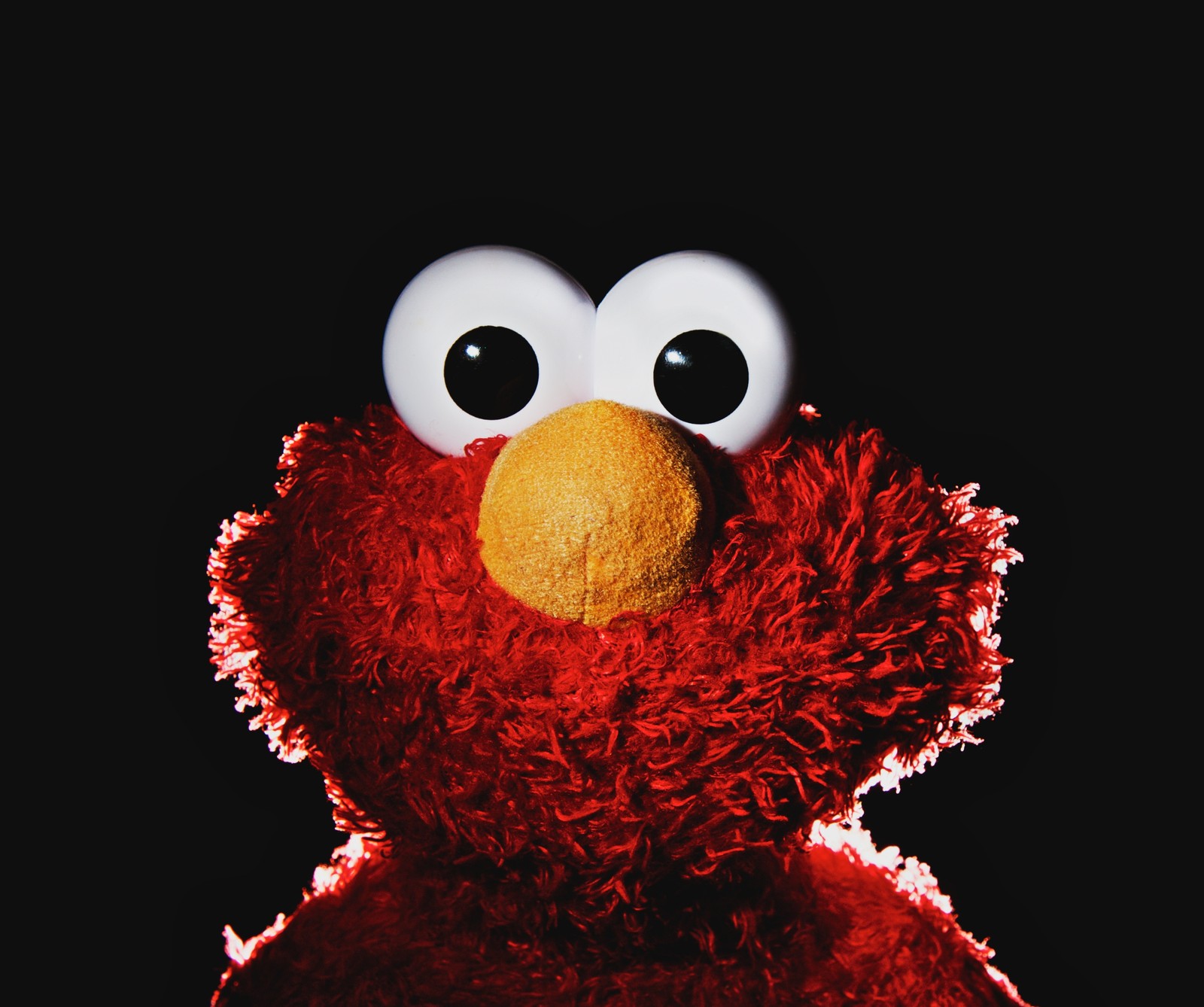 Скачать обои элмо, elmo, глаза, hd, моппет