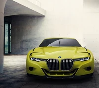 BMW CSL Konzept: Eine kühne Hommage in lebhaftem Limettengrün