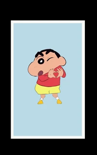 O amor brincalhão de Shinchan por Mitsi