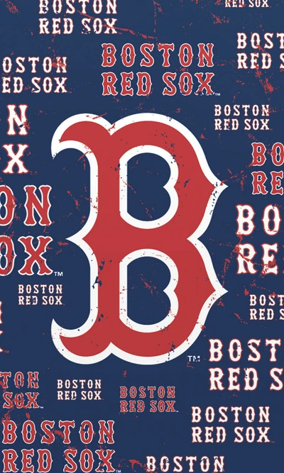 Collage de logo y texto de los Boston Red Sox