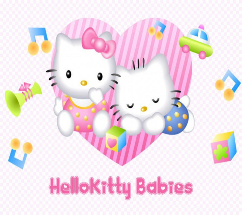 Hello kitty bakes - скриншот для детей (крутой, милый, hd, iphone, котёнок)