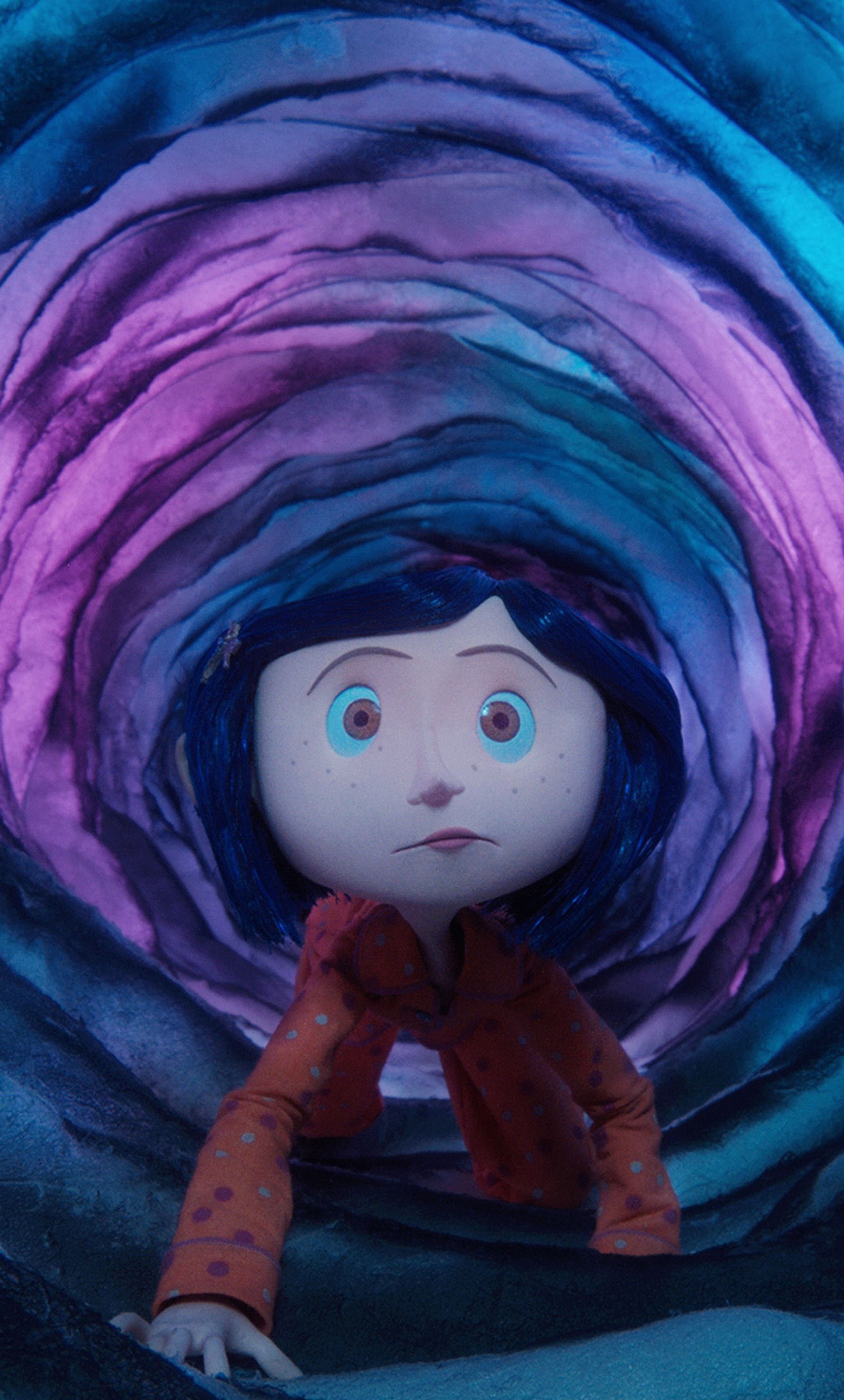 Há uma boneca sentada em um túnel (coraline, jack, tim burton)