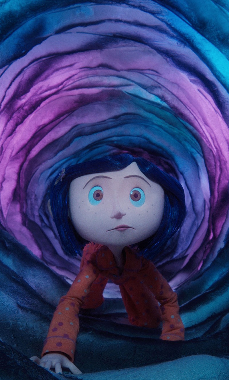 Кукла сидит в туннеле (coraline, джек, jack, тим бёртон)