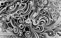 pattern, white, black, patterns, shape wallpaper