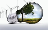 Renewable Energy: A Vision of Nature Inside a Light Bulb