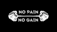 no pain no gain, gym, motivational quotes, 5k, black background wallpaper