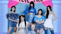 Ive: Love Dive - The Dynamic K-Pop Girl Group in Stunning Blue and Silver Fashion