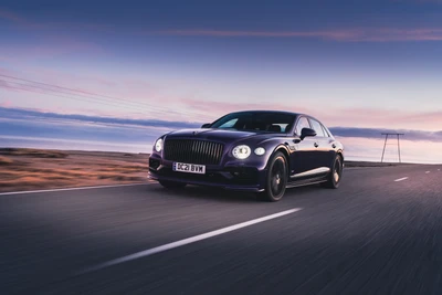 гибридный bentley flying spur, 5k, 2022, машины, обои 4k