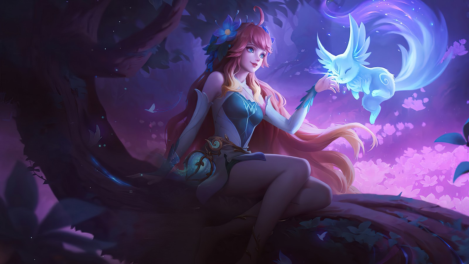 Lade floryn, mobile legends, bang bang, mlbb, videospiel Hintergrund herunter