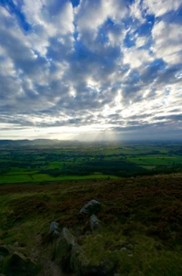 highland, grassland, hill, cloud, lake district wallpaper