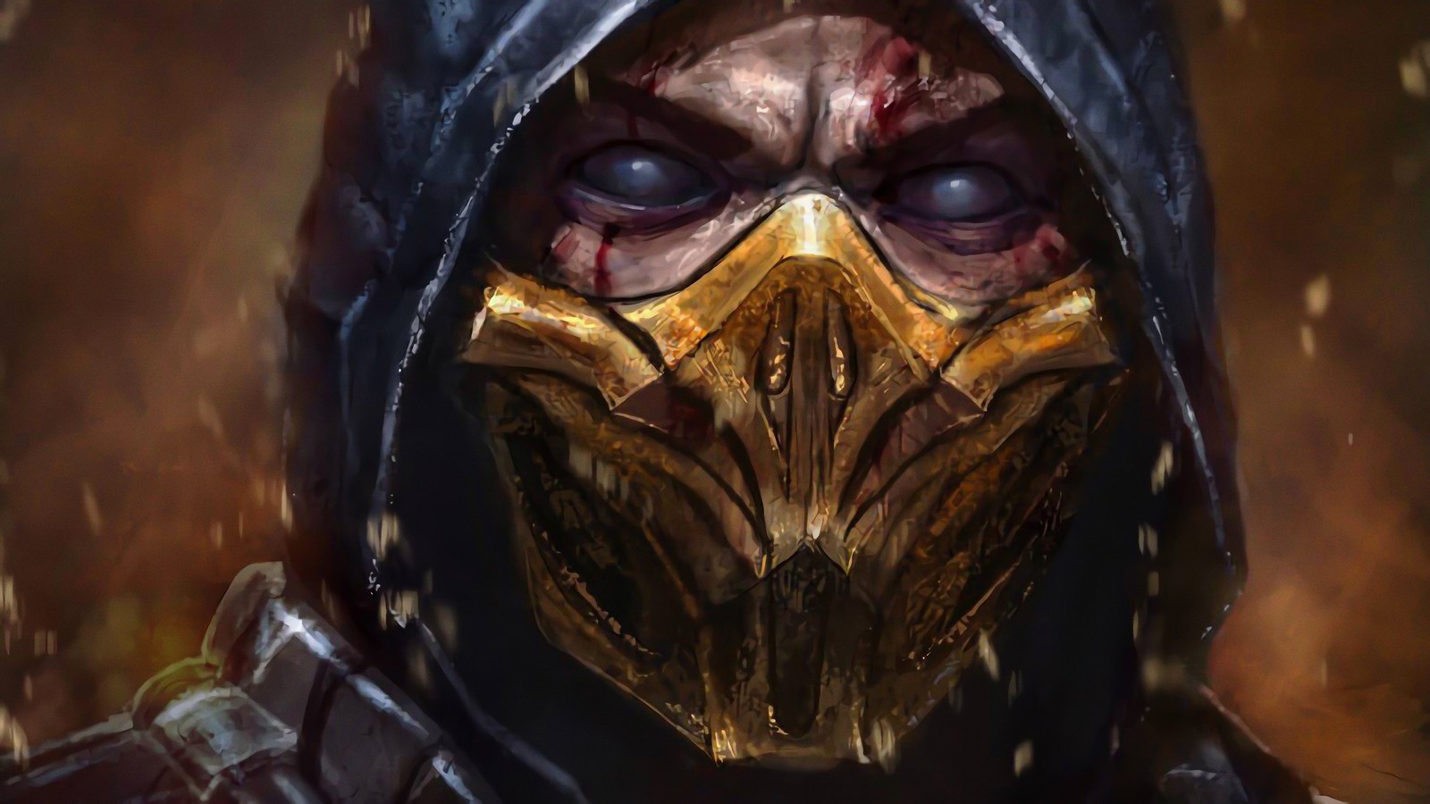 scorpion, mortal kombat 11, video game wallpaper