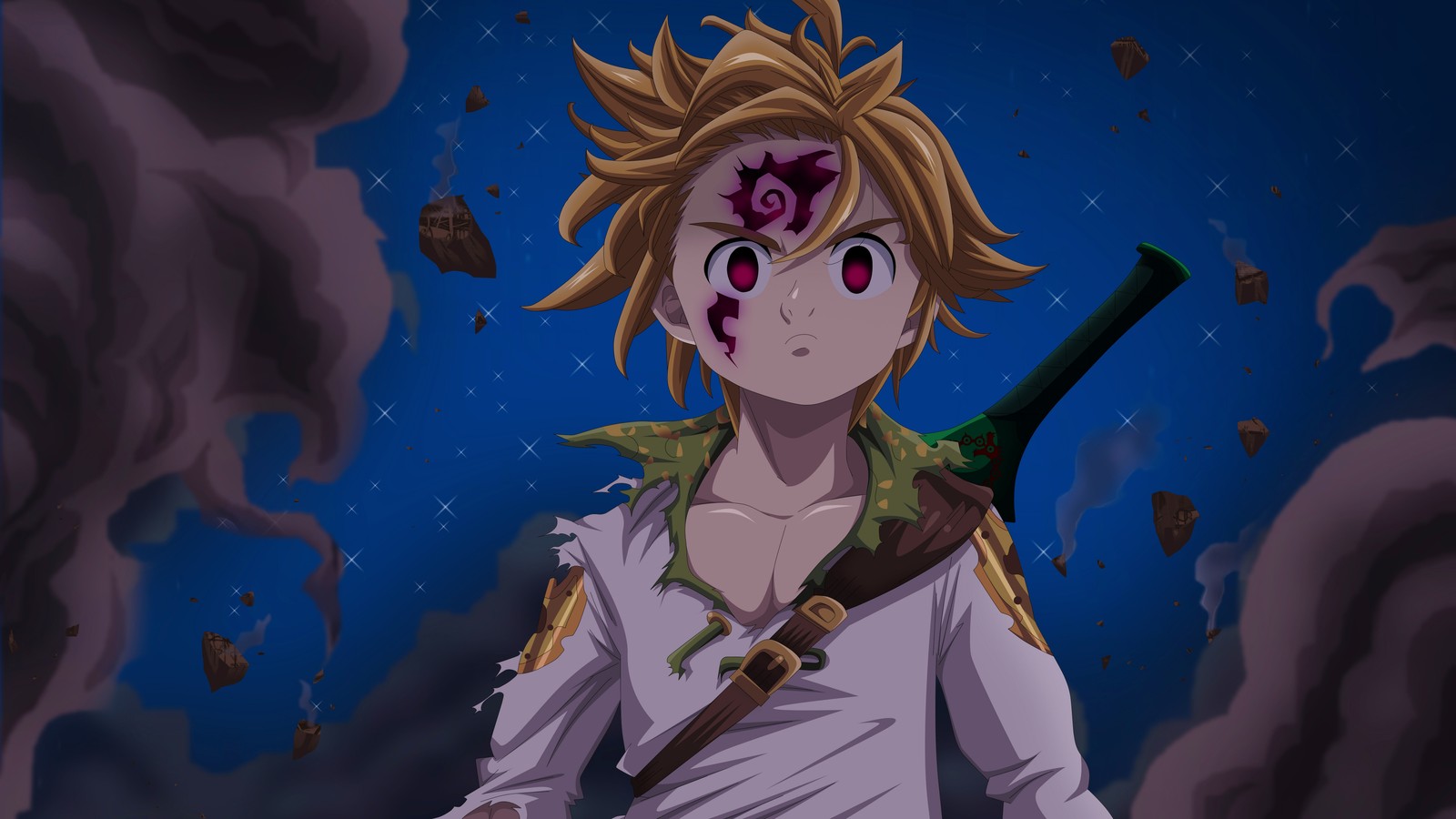 Скачать обои демонский знак, семь смертных грехов, nanatsu no taizai, the seven deadly sins, аниме