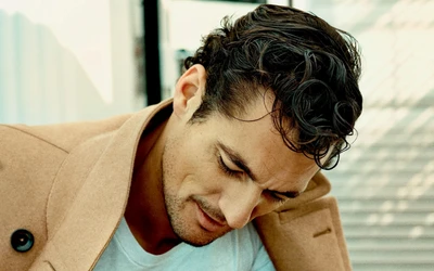 david gandy, modèle, cou, oreille, homme