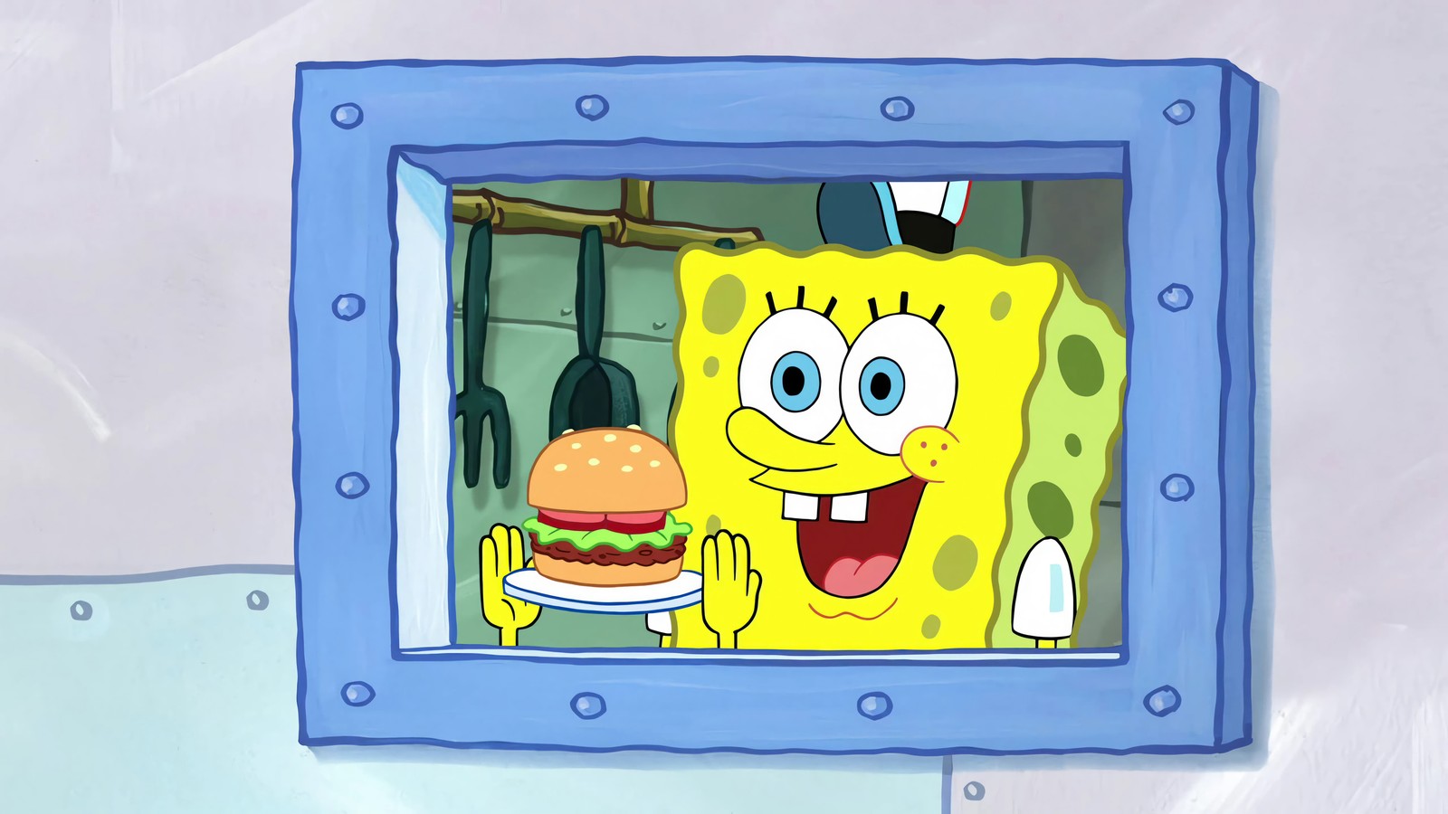 Descargar fondo de pantalla bob esponja, spongebob squarepants, series de televisión, caricatura, krusty krab