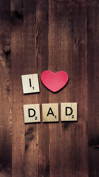 dad, fathers day, heart