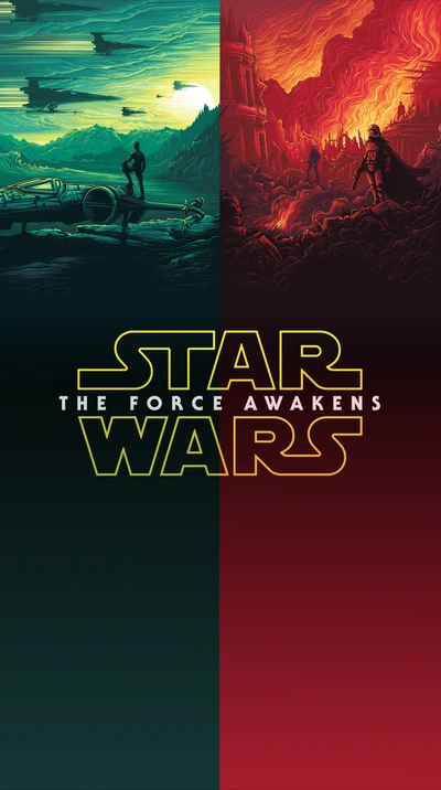 Star Wars: The Force Awakens - A Visual Journey of Light and Dark