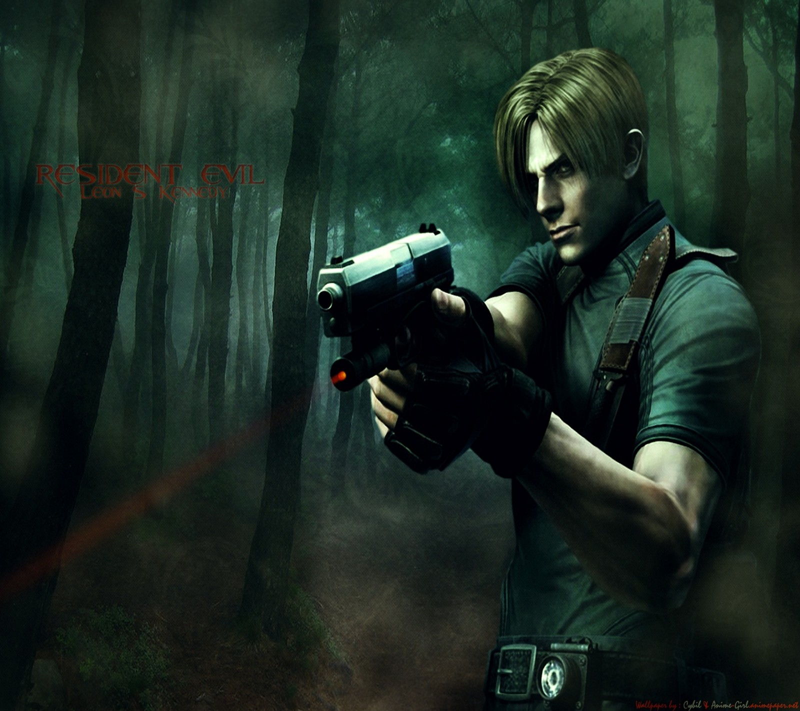 Fondo de pantalla de resident evil 2 por theartofoam (personaje, juego, arma, horror, león)