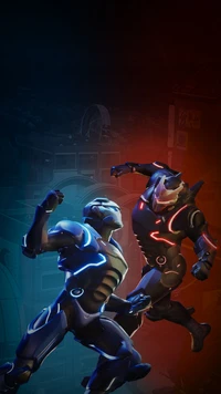 Fortnite Bataille : Omega contre Carbide Showdown