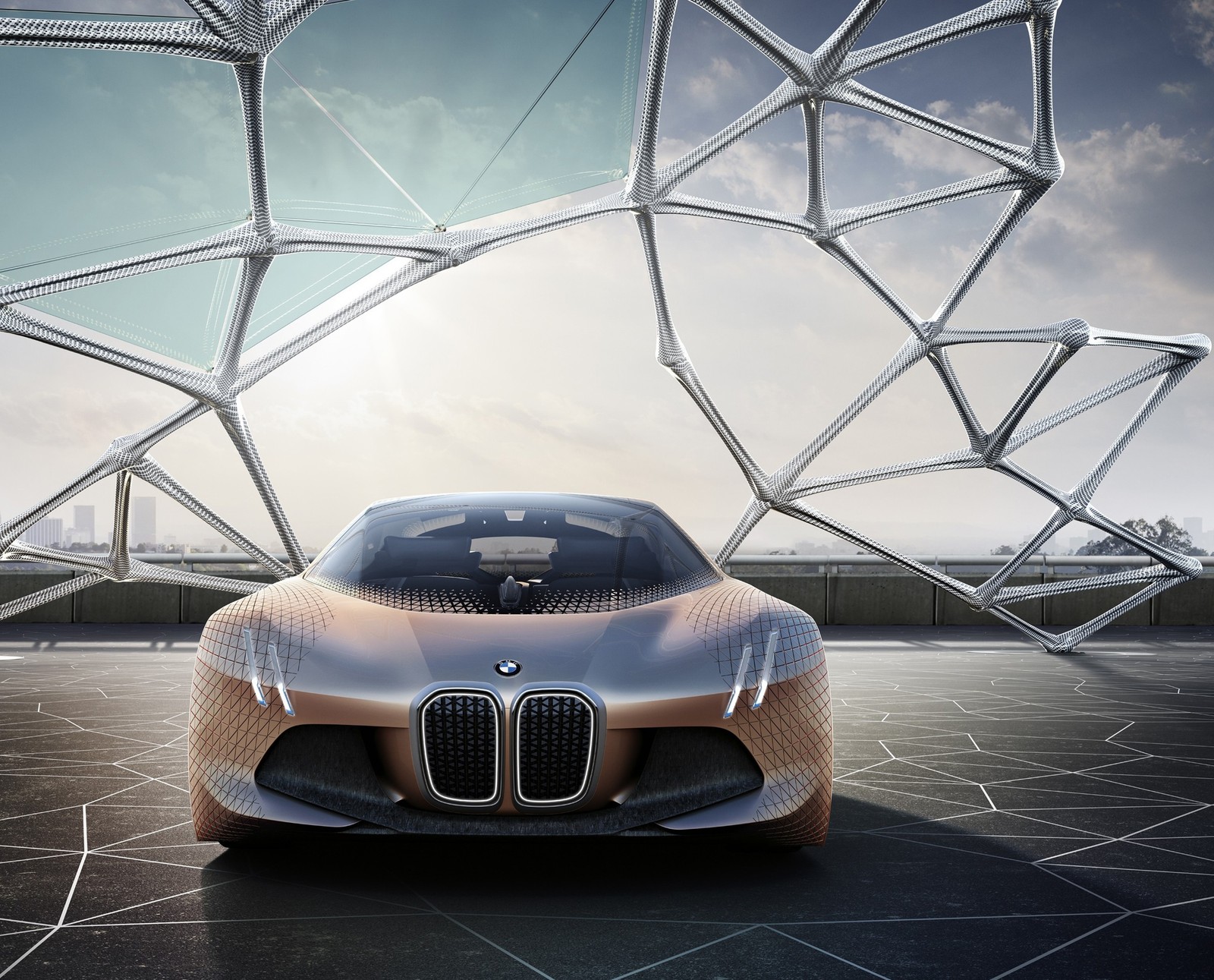 Скачать обои 100, bmw, bmw vision, bmw vision next 100, видение