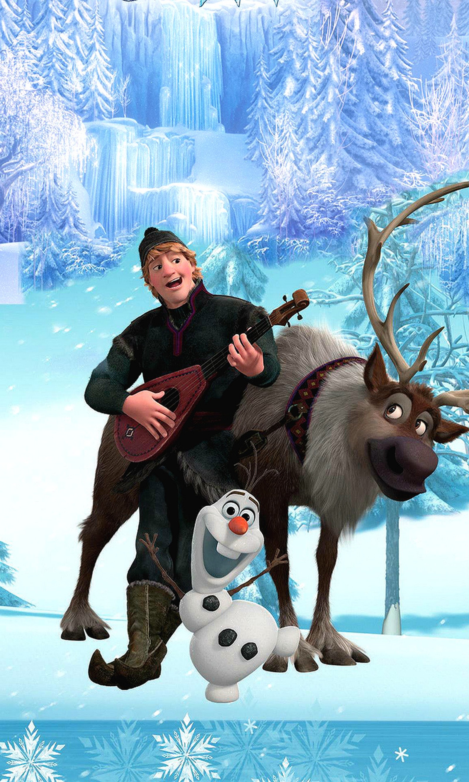 Скачать обои 2013, мультфильм, disneyolaf snowman, movie frozen