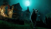 new world, video game, wolf wallpaper