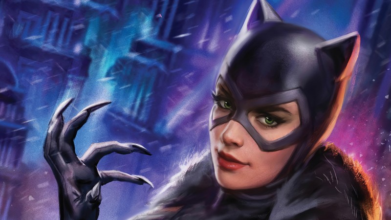 Бэтмен и женщина-кошка от темного рыцаря (женщина кошка, catwoman, dc comics, антигерой, комиксы)