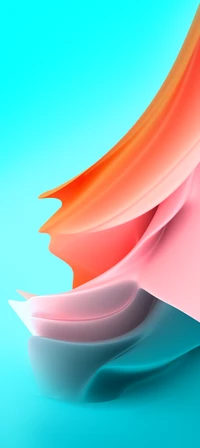 orange, azure, pink, magenta, art wallpaper