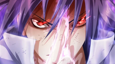 sasuke uchiha, sharingan, rinnegan, anime naruto, naruto anime