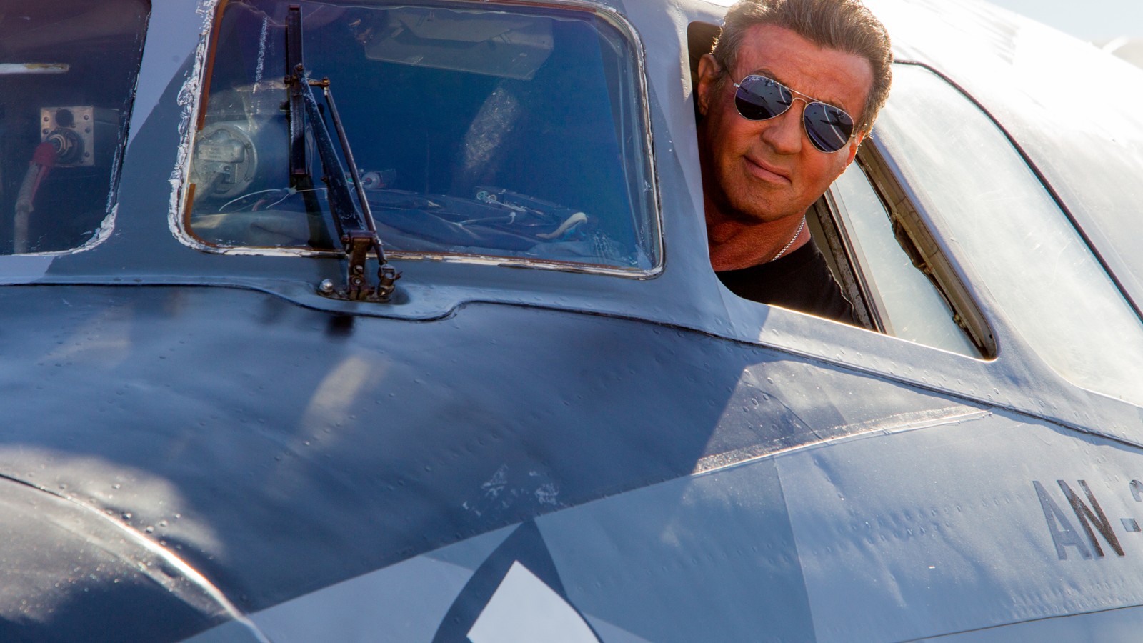 Téléchargez le fond d'écran sylvester stallone, les expendables 3, ingénierie aérospatiale, aviation, pare brise