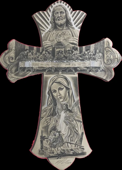 ch, kreuz, jesus, maria