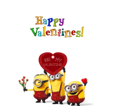 Happy Valentine's Day with Minions: Be My Valentine!