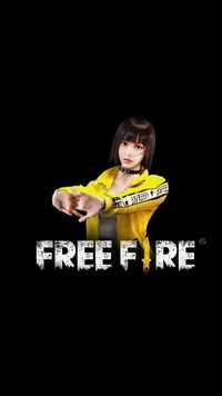 Demonstração dinâmica de personagens do jogo Free Fire