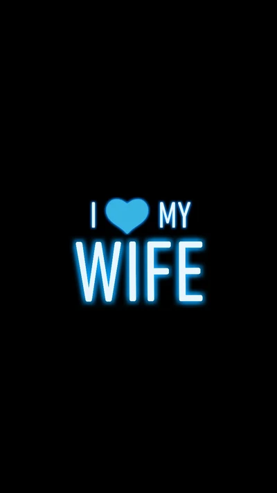 amor, meu, esposa, i love my wife, coração