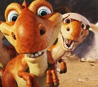 Verspielte Dinosaurier aus Ice Age: Dawn of the Dinosaurs