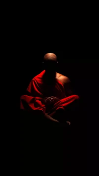 black, monk, red, tibet