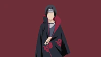 Arte minimalista de Itachi Uchiha