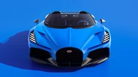 bugatti w16 mistral, azul, roadster, hipercoches, 2024