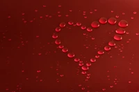 día de san valentín, corazón, rojo, amor, romance