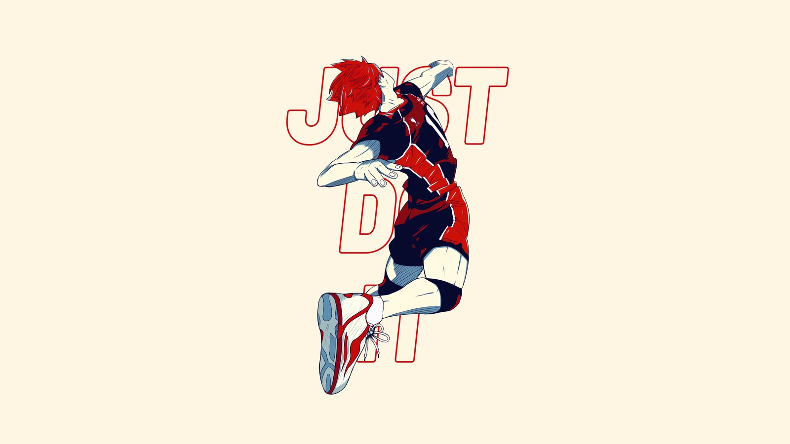 shoyo hinata, just do it, haikyuu, 5k, 8k wallpaper