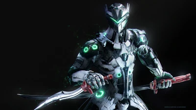 Genji aus Overwatch: Cybernetischer Ninja-Krieger mit zwei Schwertern