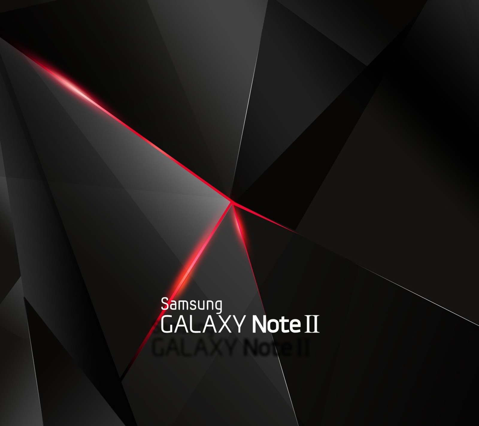 Um close em um samsung note ii preto e vermelho (logotipo, samsung, stefan)