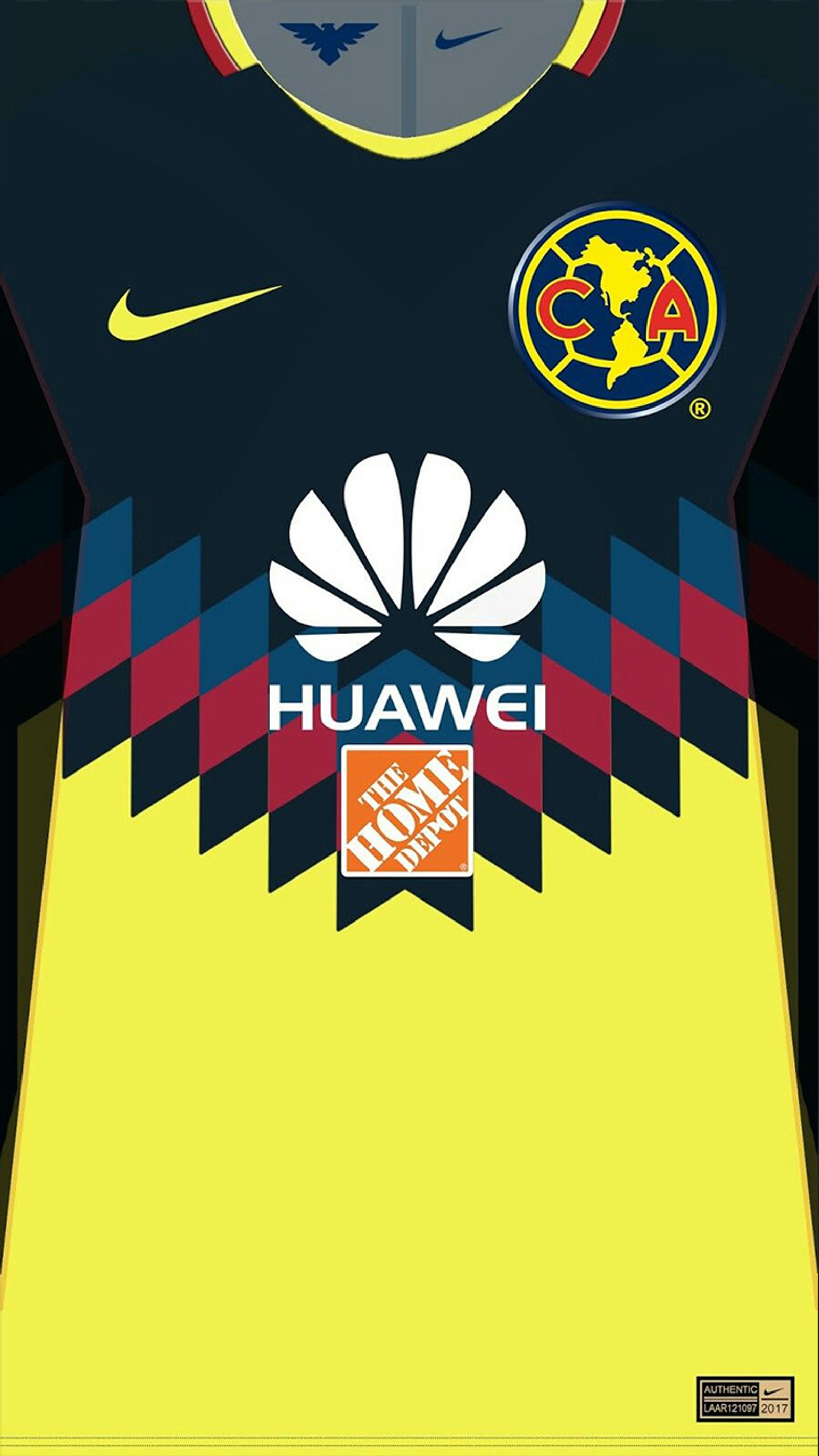 Um close de uma camisa de futebol com um logo nela (américa, club américa, futebol, futbol, méxico)