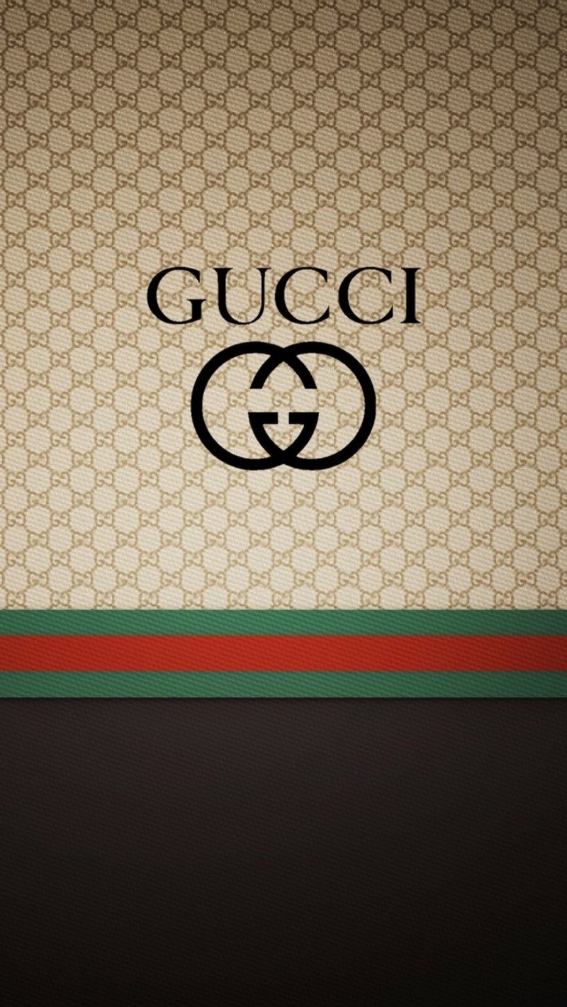 Близкий план стены с логотипом gucci на ней (чёрный, сезон, простой, темы)