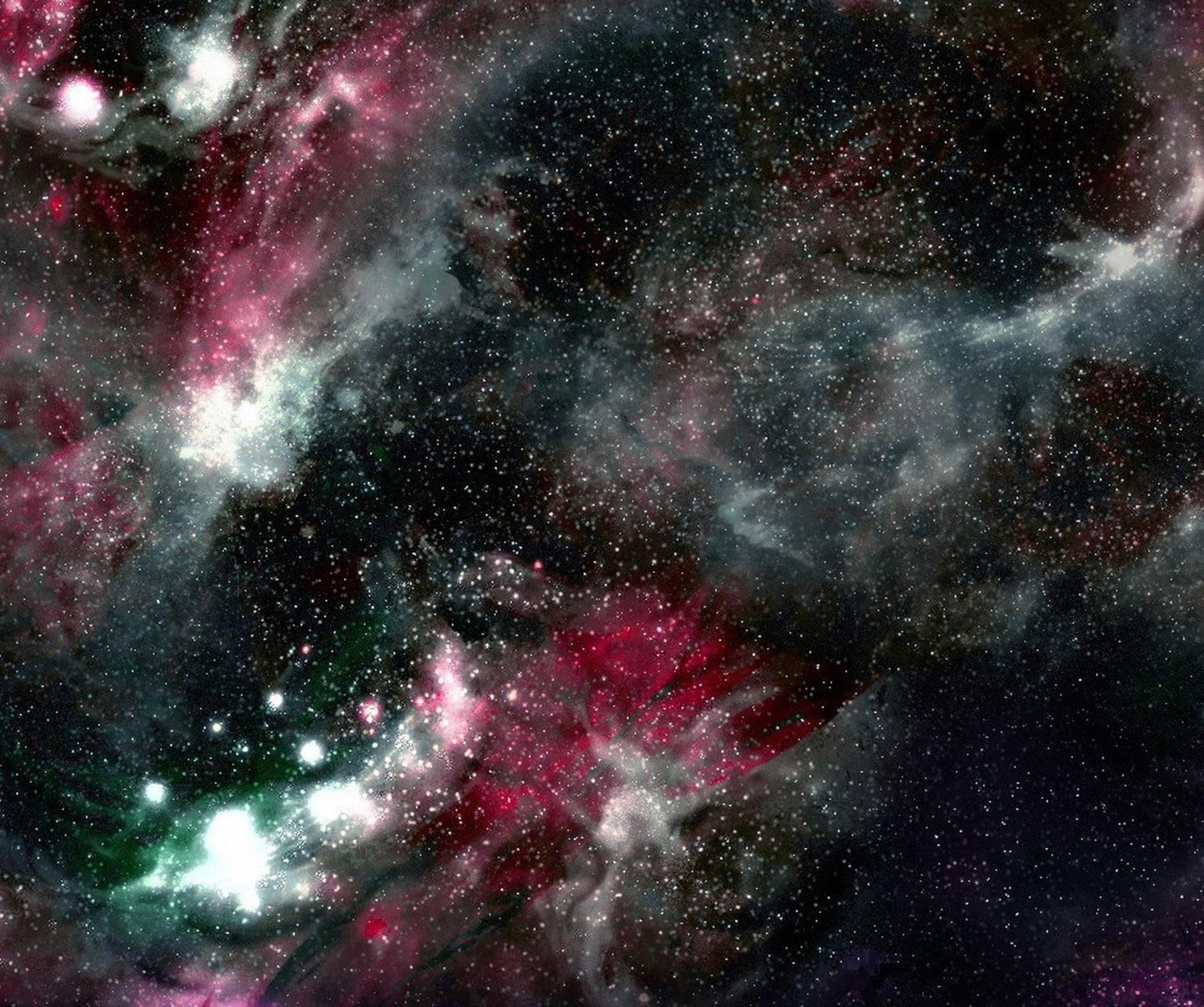 A close up of a galaxy with stars and nebulas (abstract, hd space, nature)