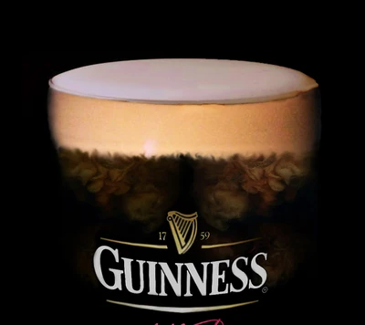 Rich Dark Guinness with Creamy Head: A Taste of Ireland